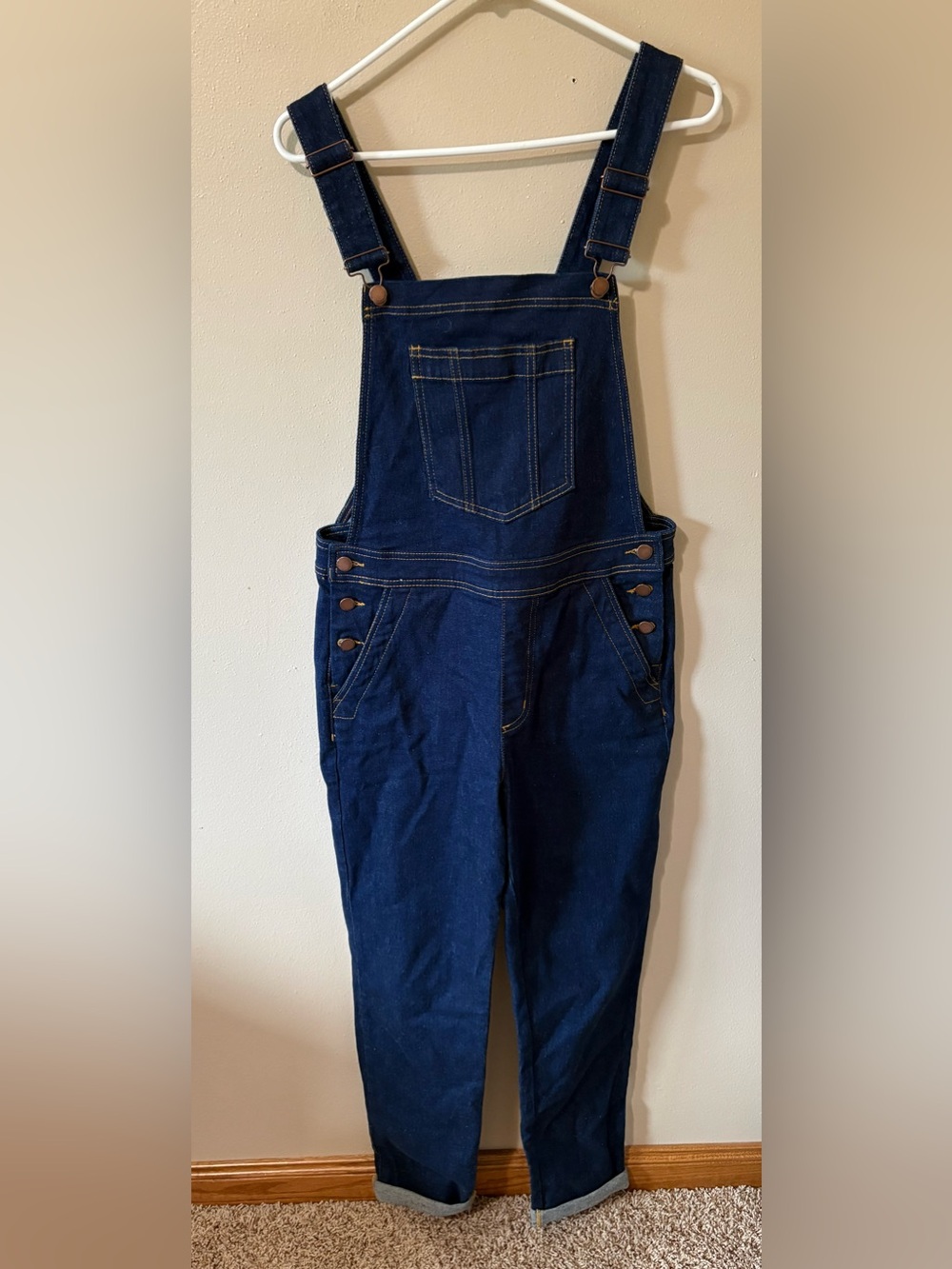 Boden Denim Overalls Women’s size 8